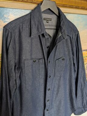 Engineered Garments Dark Denim Work Shirt - Medium